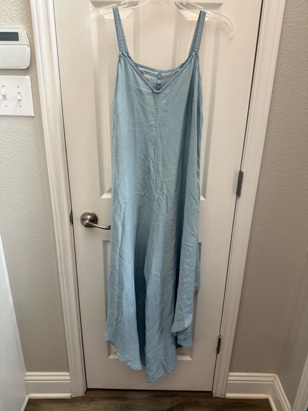 Vince Camuto Light Blue Gaucho Jumpsuit